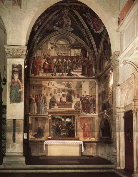 Domenicho Ghirlandaio Cappella Sassetti Sweden oil painting art